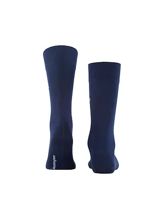BURLINGTON | Chaussettes homme DUBLIN SO 40-46 steel mel. | blau